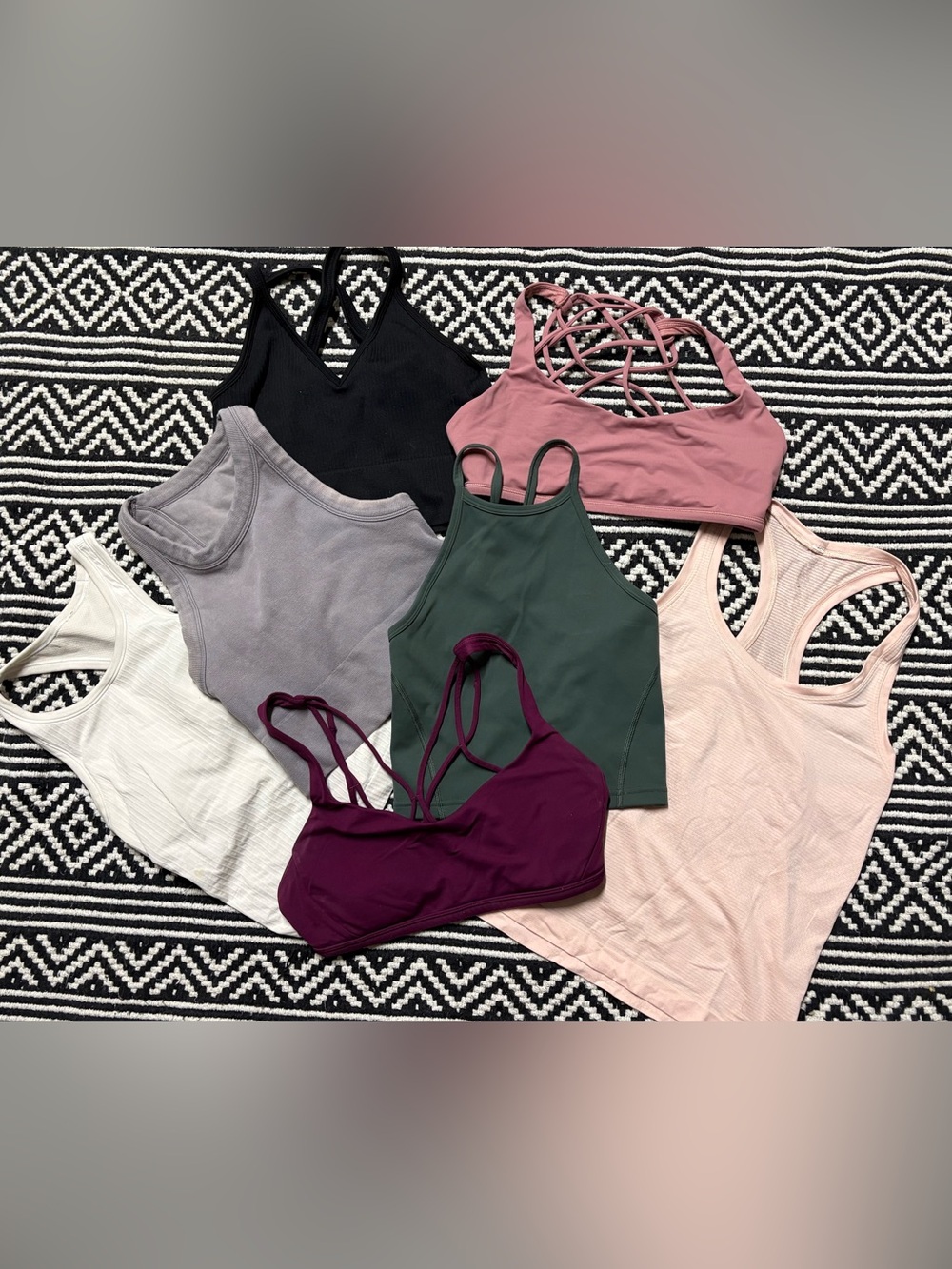 💕7 Piece Lululemon Bra/Tank Lot💕